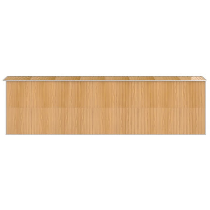 VIDAXL Abri De Jardin Marron Clair 192x689x223 Cm Acier Galvanisé