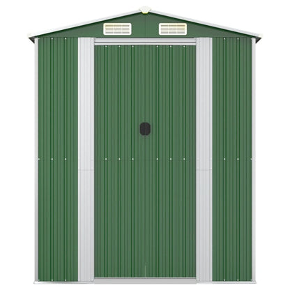 VIDAXL Abri De Jardin Vert 192x606x223 Cm Acier Galvanisé