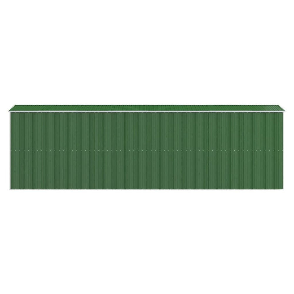 VIDAXL Abri De Jardin Vert 192x606x223 Cm Acier Galvanisé