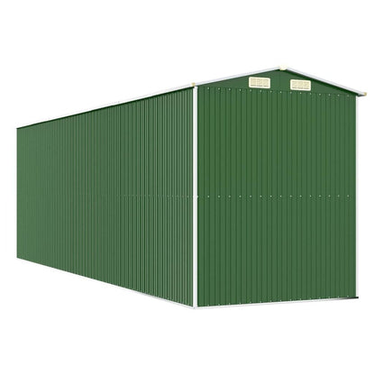 VIDAXL Abri De Jardin Vert 192x606x223 Cm Acier Galvanisé