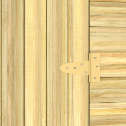 VIDAXL Abri De Stockage De Jardin 100x110x218 Cm Bois De Pin Imprégné