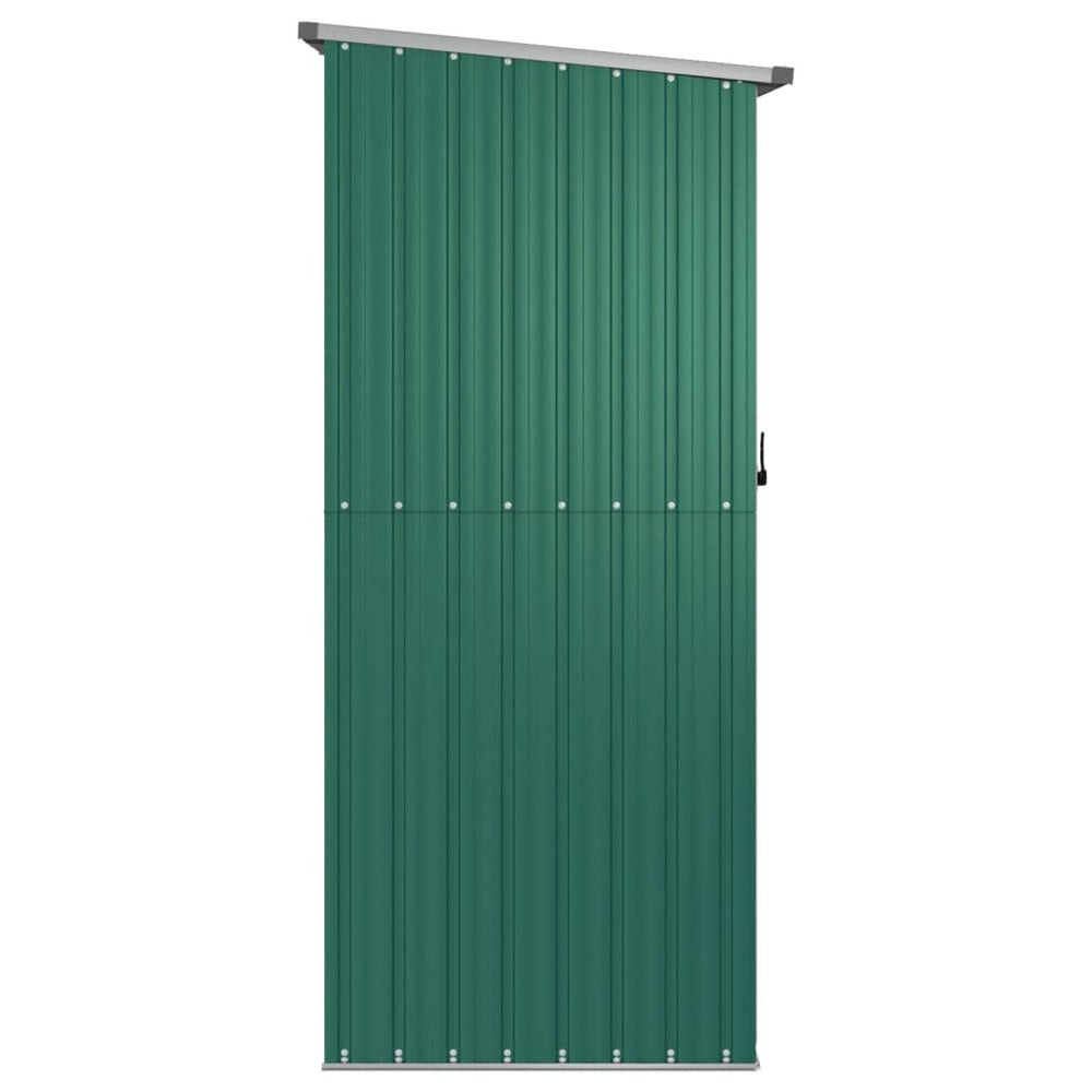 VIDAXL Abri De Jardin Vert 180,5x97x209,5 Cm Acier Galvanisé