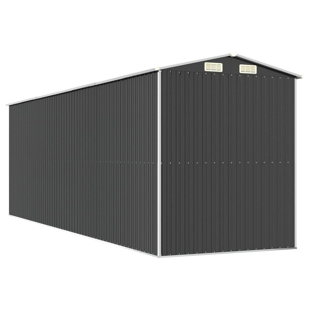 VIDAXL Abri De Jardin Anthracite 192x606x223 Cm Acier Galvanisé