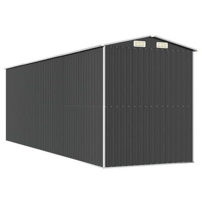 VIDAXL Abri De Jardin Anthracite 192x606x223 Cm Acier Galvanisé