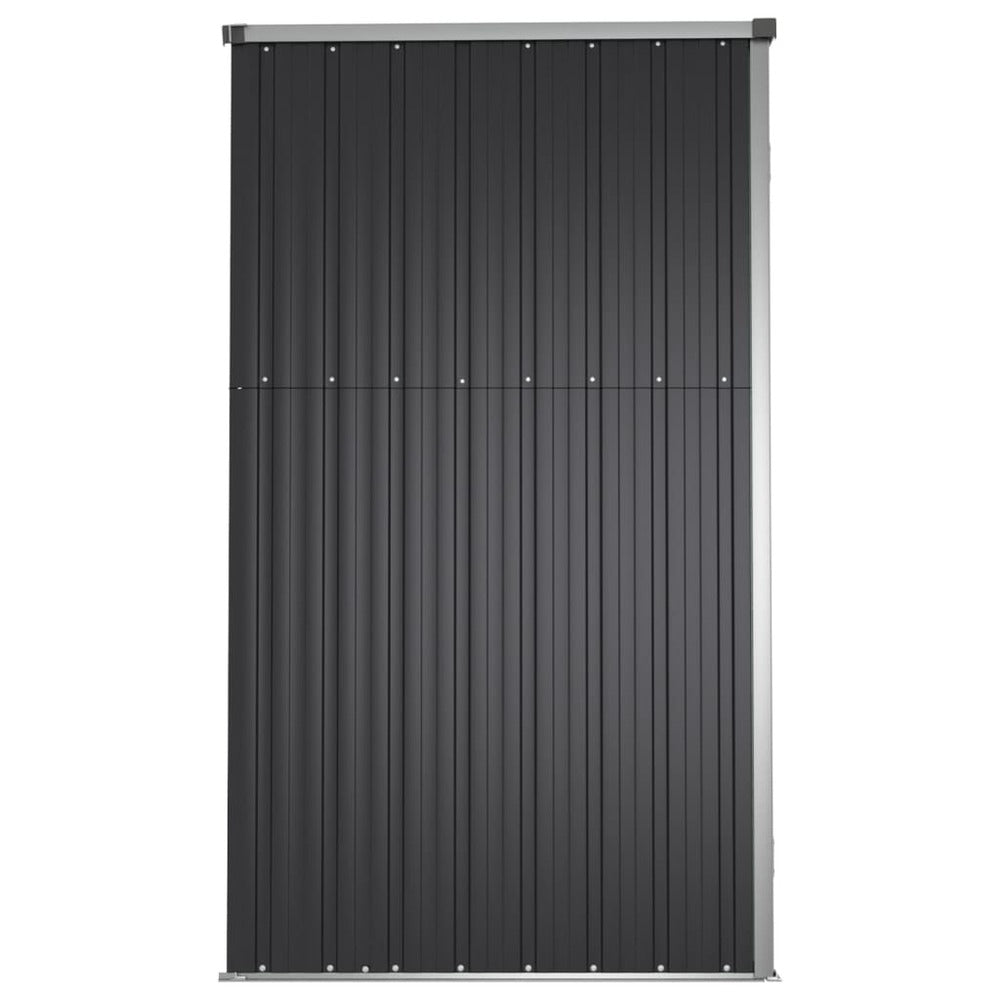 VIDAXL Abri à Outils De Jardin Anthracite 161x89x161cm Acier Galvanisé