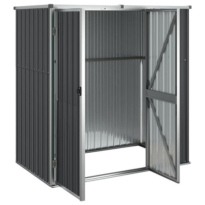 VIDAXL Abri à Outils De Jardin Anthracite 161x89x161cm Acier Galvanisé