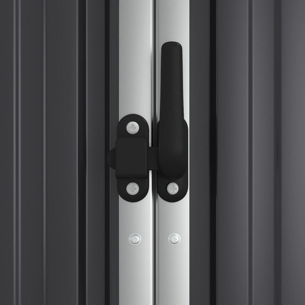 VIDAXL Abri à Outils De Jardin Anthracite 161x89x161cm Acier Galvanisé