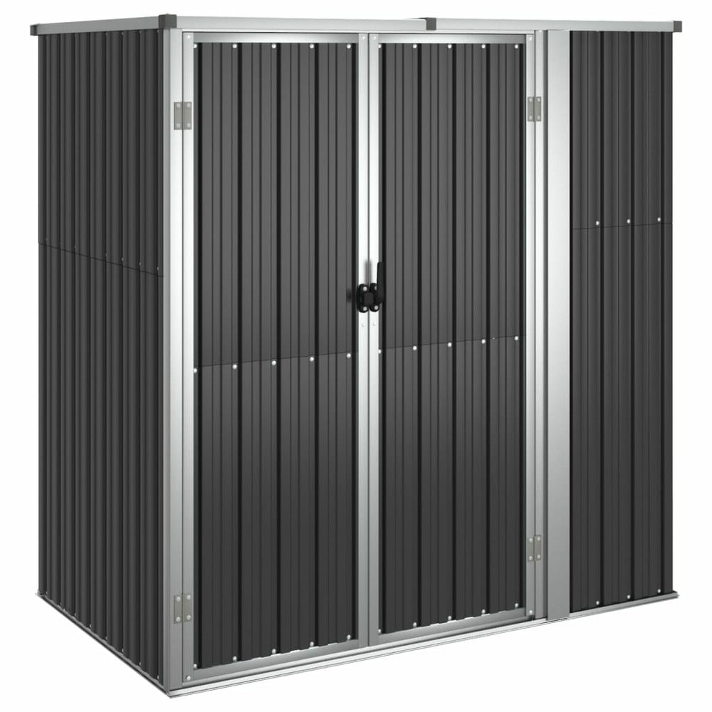 VIDAXL Abri à Outils De Jardin Anthracite 161x89x161cm Acier Galvanisé