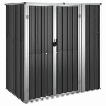 VIDAXL Abri à Outils De Jardin Anthracite 161x89x161cm Acier Galvanisé