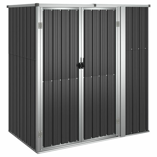 VIDAXL Abri à Outils De Jardin Anthracite 161x89x161cm Acier Galvanisé