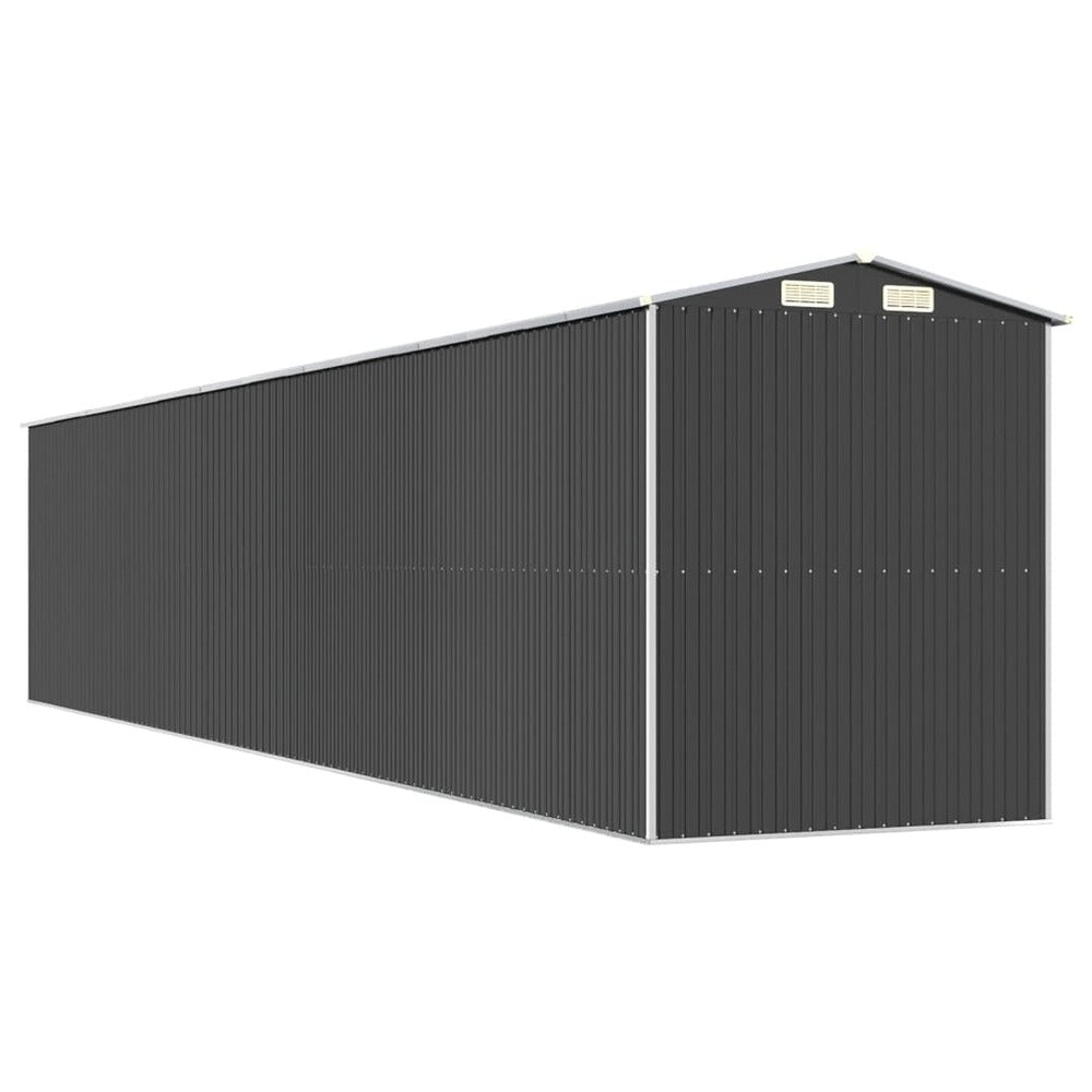 VIDAXL Abri De Jardin Anthracite 192x1021x223 Cm Acier Galvanisé