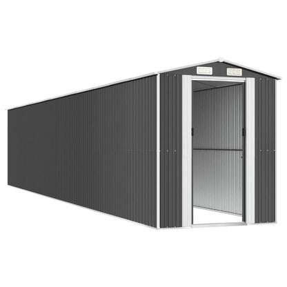 VIDAXL Abri De Jardin Anthracite 192x1021x223 Cm Acier Galvanisé