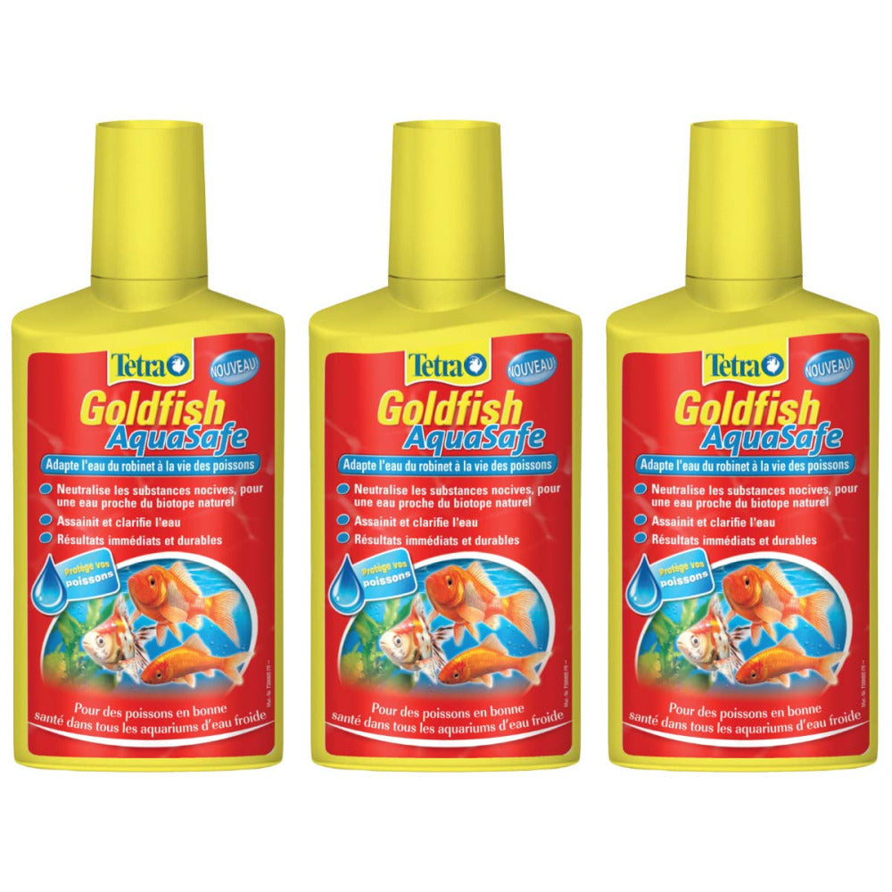 TETRA Traitement De L'eau Goldfish Aquasafe (lot De 3)
