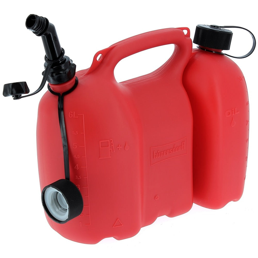  Bidon Double Pour Essence Et Huile - 6 Et 3 Litres