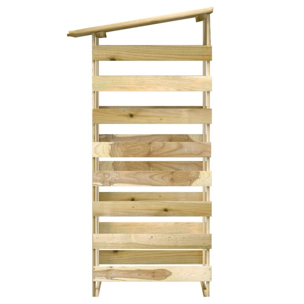 VIDAXL Pergolas Avec Toits 2 Pcs 100x90x200 Cm Bois De Pin Imprégné
