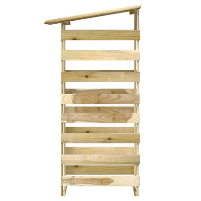 VIDAXL Pergolas Avec Toits 2 Pcs 100x90x200 Cm Bois De Pin Imprégné