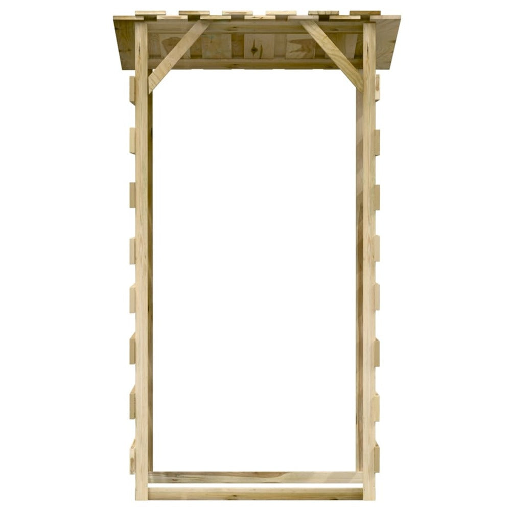 VIDAXL Pergolas Avec Toits 6 Pcs 100x90x200 Cm Bois De Pin Imprégné