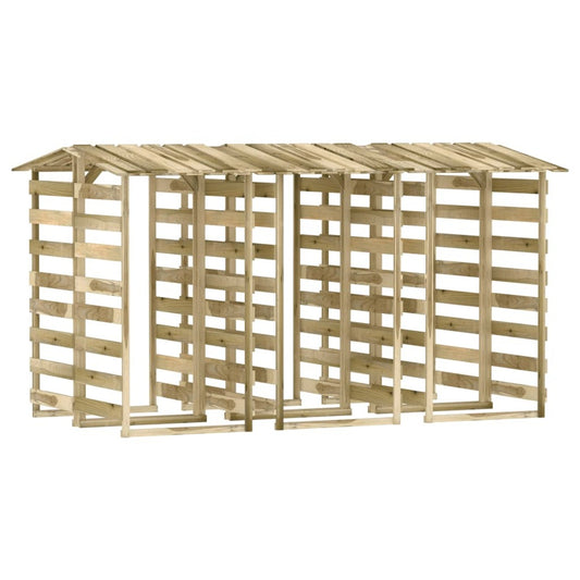VIDAXL Pergolas Avec Toits 6 Pcs 100x90x200 Cm Bois De Pin Imprégné