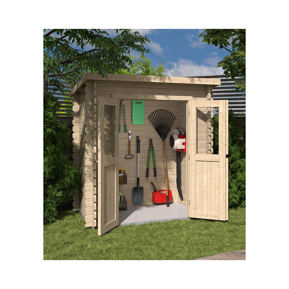  Abri De Jardin En Bois Mono Pente Mini