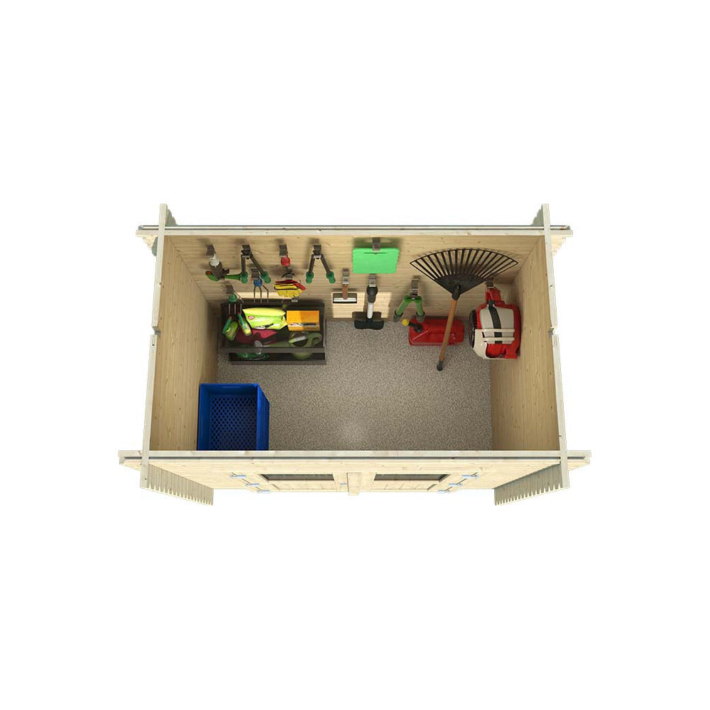  Abri De Jardin En Bois Mono Pente Mini