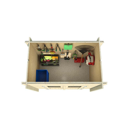  Abri De Jardin En Bois Mono Pente Mini