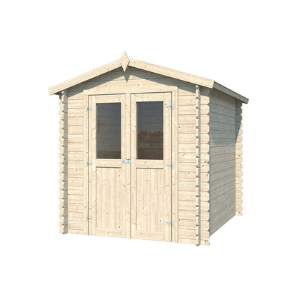  Abri De Jardin En Bois Double Pente Mini 220 X 220 Cm