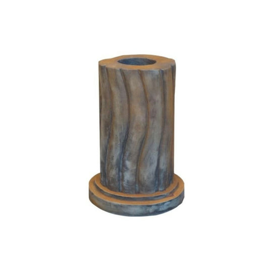  Socle Statue Pierre Reconstituée (60 Cm) - Rouille 60 Cm