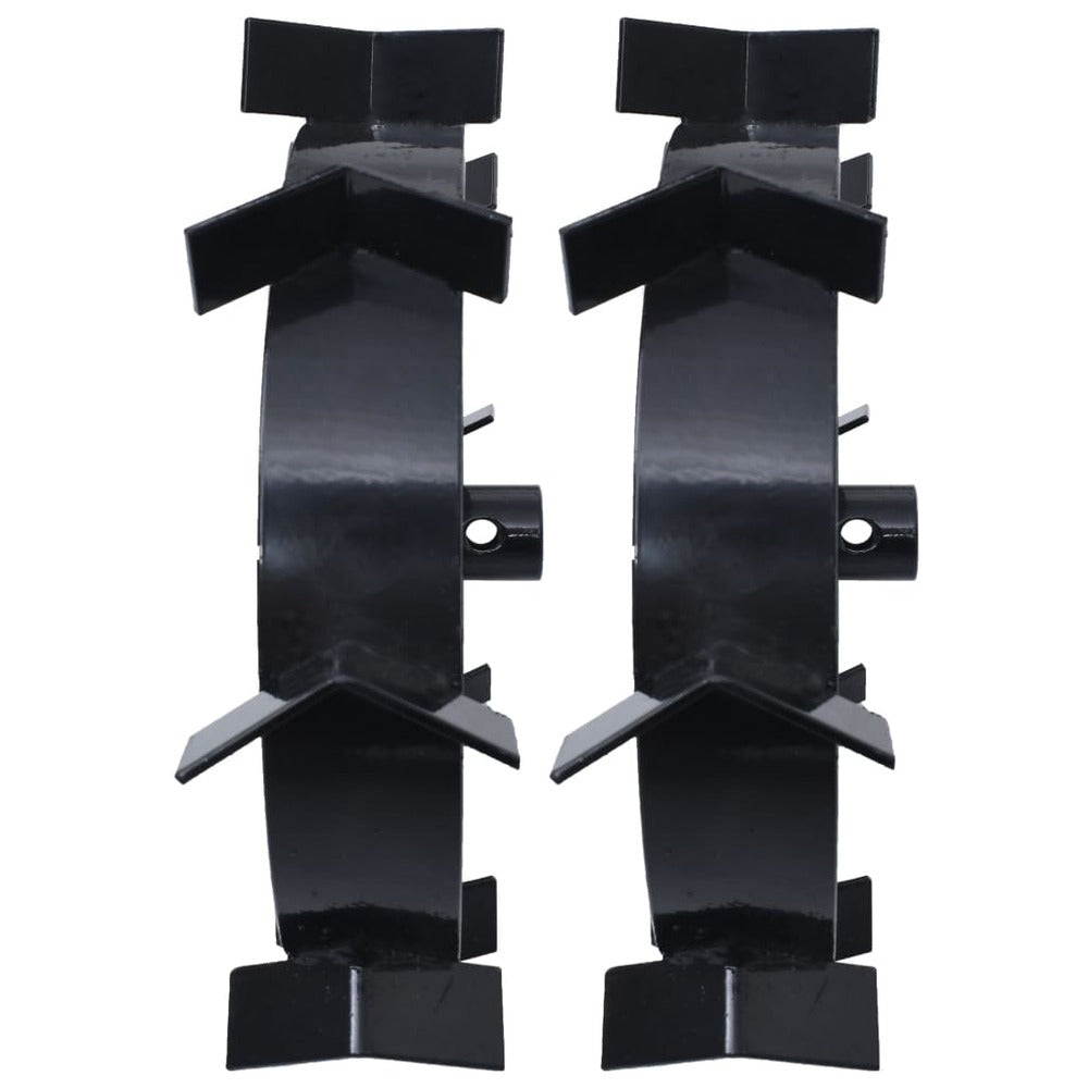 VIDAXL Roues Métalliques Pour Cultivateur à Essence 6,5 Ch 2 Pcs