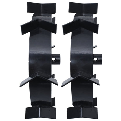 VIDAXL Roues Métalliques Pour Cultivateur à Essence 6,5 Ch 2 Pcs