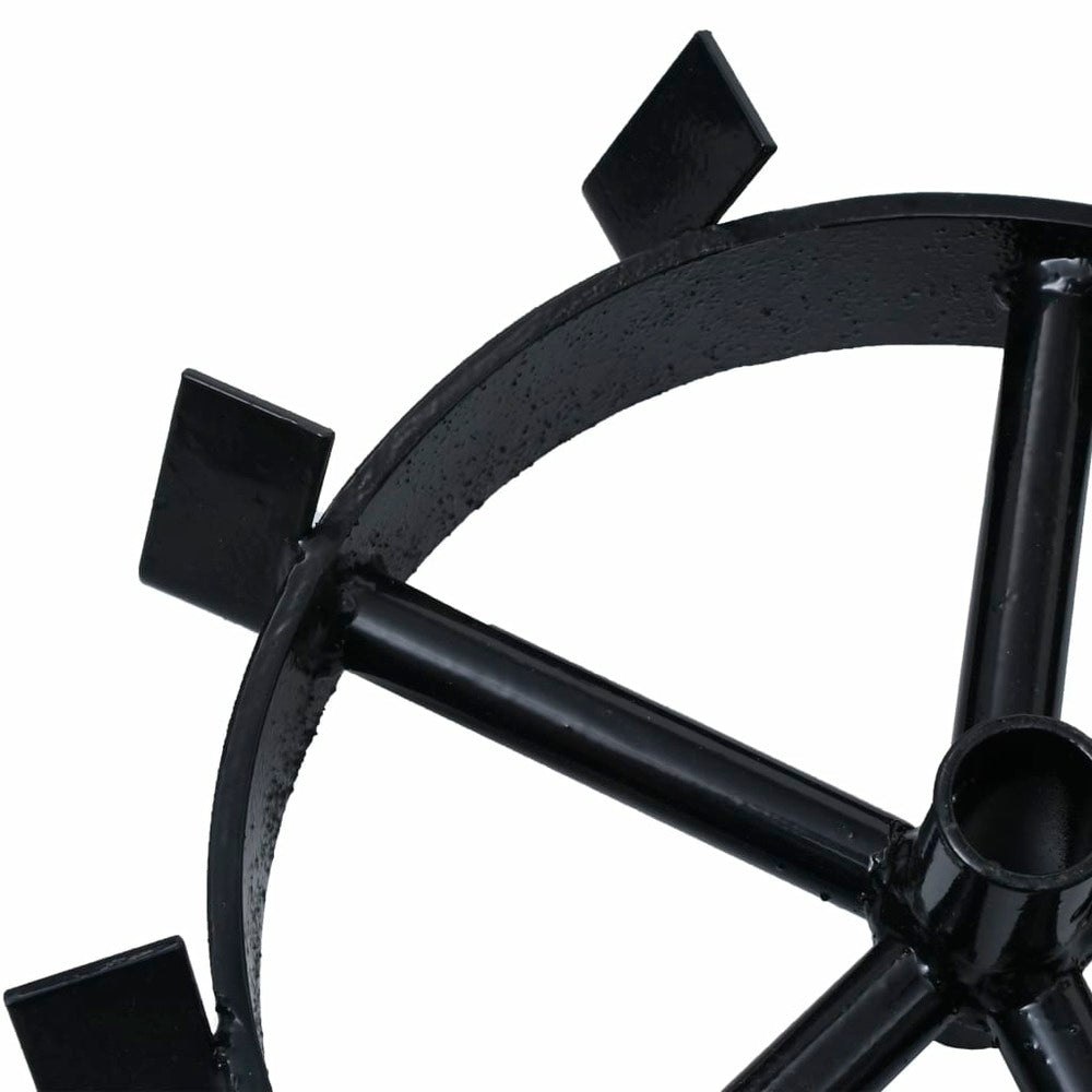 VIDAXL Roues Métalliques Pour Cultivateur à Essence 6,5 Ch 2 Pcs