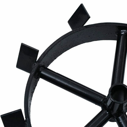 VIDAXL Roues Métalliques Pour Cultivateur à Essence 6,5 Ch 2 Pcs