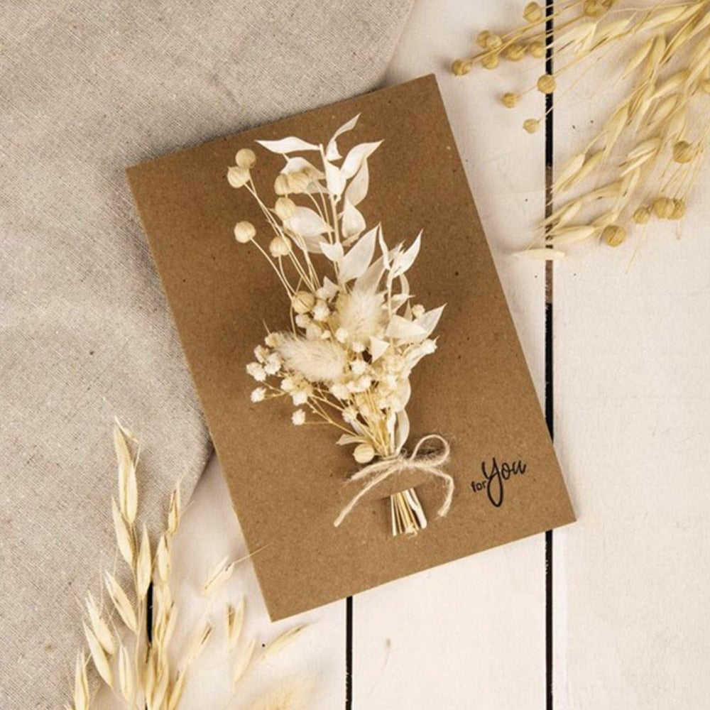  Bouquet De Fleurs Séchées Blanches