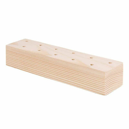  2 Support En Bois Pour Fleurs Séchées - 21 X 4 X 5 Cm