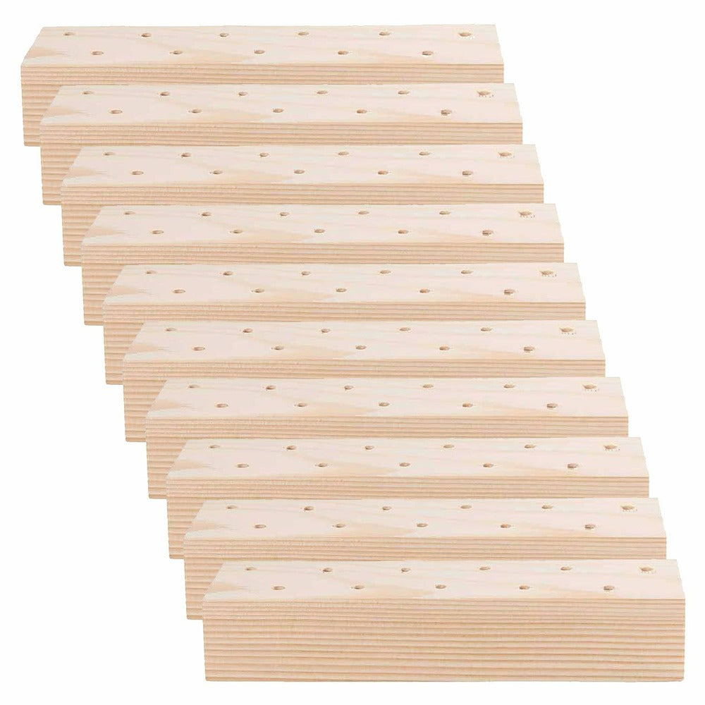  10 Supports En Bois Pour Fleurs Séchées 21 X 4 X 5 Cm