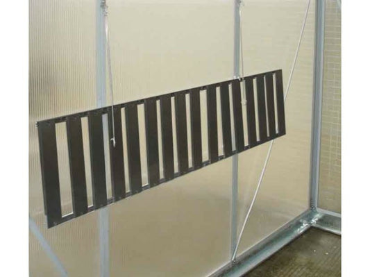  Étagère Murale Pour Serre Coloris Gris Laqué - 120x50 Cm