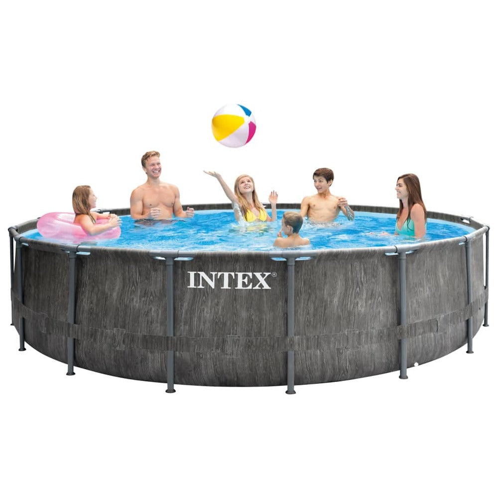Intex Ensemble De Piscine Greywood Prism Frame Premium 457x122 Cm