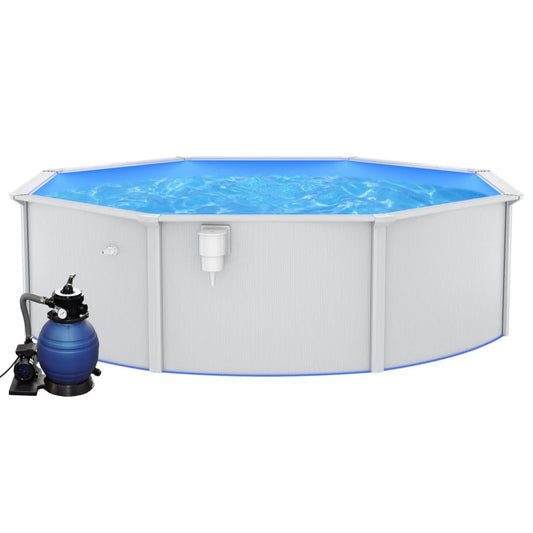 VIDAXL Piscine Avec Pompe Filtrante à Sable 460x120 Cm
