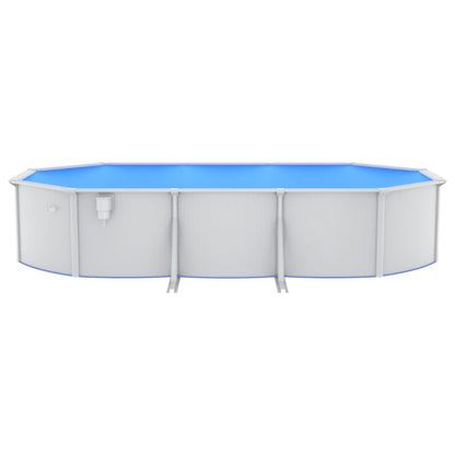 VIDAXL Piscine Avec échelle De Sécurité 610x360x120 Cm