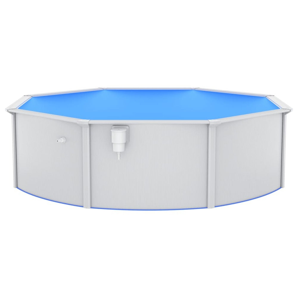 VIDAXL Piscine Avec Pompe Filtrante à Sable Et échelle 460x120 Cm