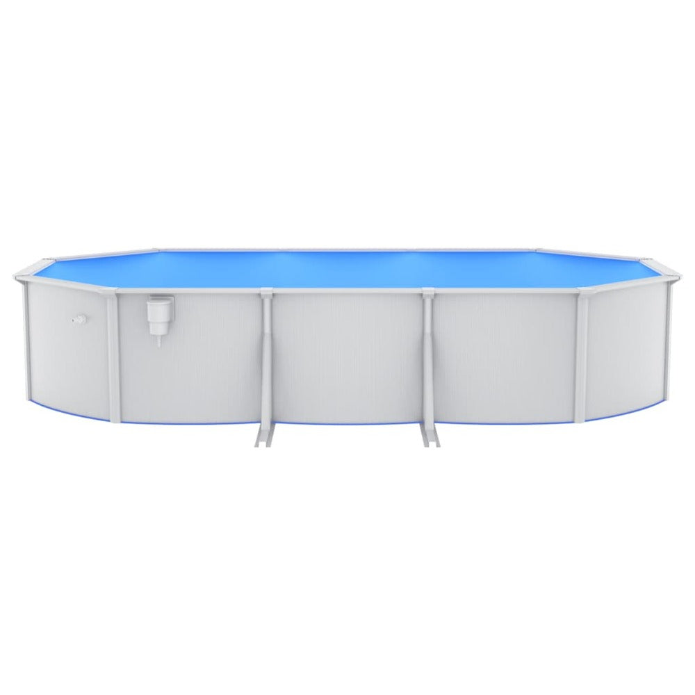 VIDAXL Piscine Avec Pompe Filtrante à Sable 610x360x120 Cm