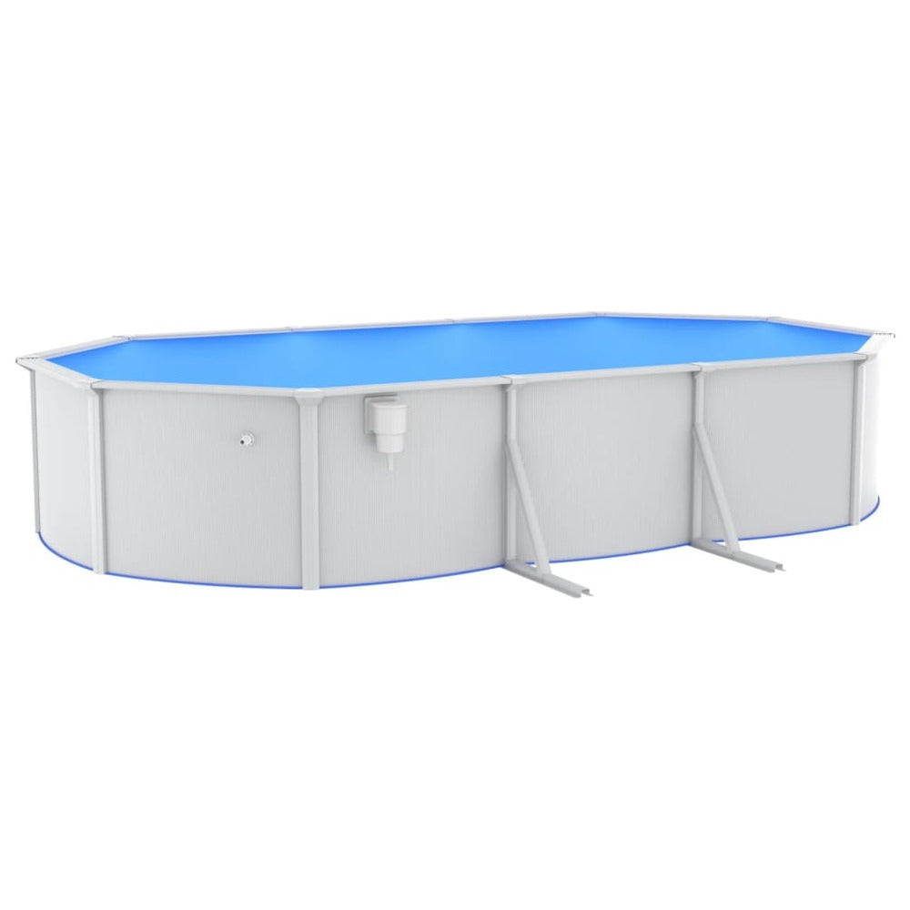 VIDAXL Piscine Avec Pompe Filtrante à Sable 610x360x120 Cm