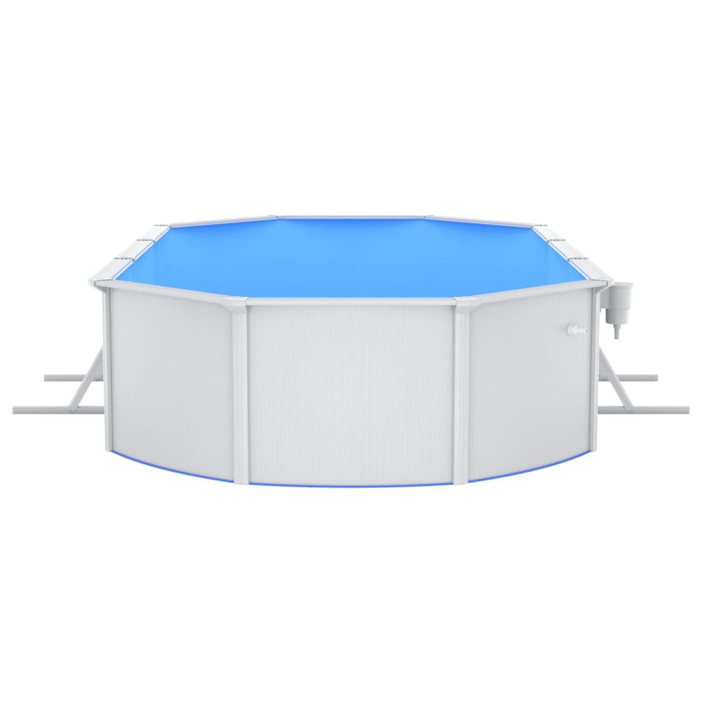 VIDAXL Piscine Avec Pompe Filtrante à Sable 610x360x120 Cm