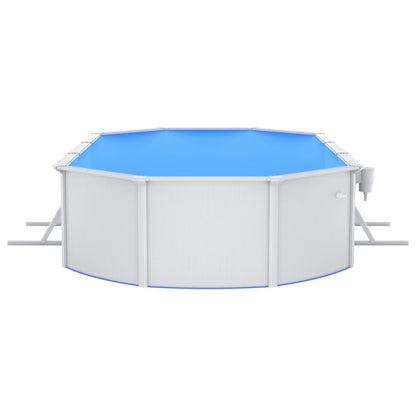 VIDAXL Piscine Avec Pompe Filtrante à Sable 610x360x120 Cm