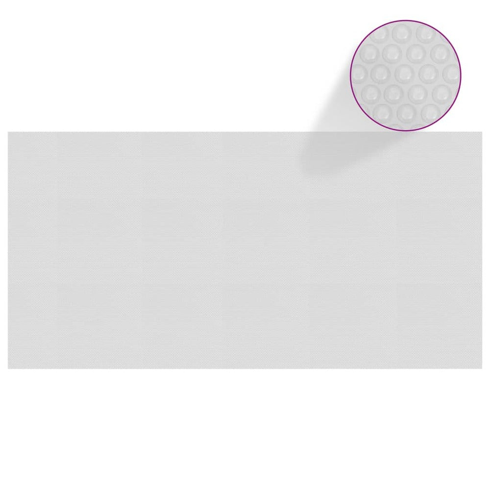 VIDAXL Film Solaire De Piscine Flottant Pe 600x300 Cm Gris