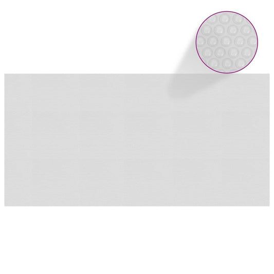 VIDAXL Film Solaire De Piscine Flottant Pe 600x300 Cm Gris