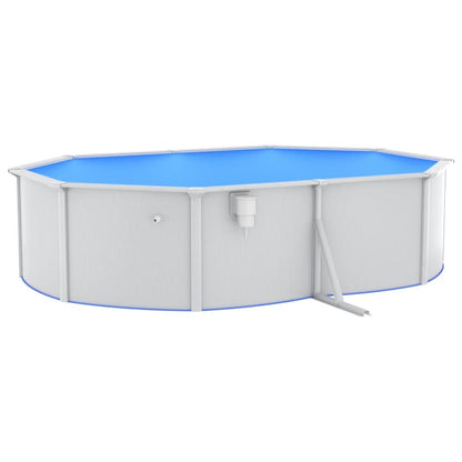 VIDAXL Piscine Avec échelle De Sécurité 490x360x120 Cm