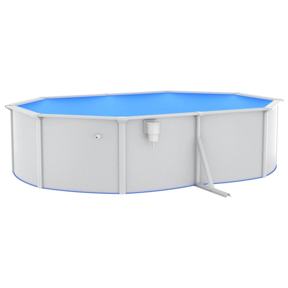 VIDAXL Piscine Avec Pompe Filtrante à Sable 490x360x120 Cm