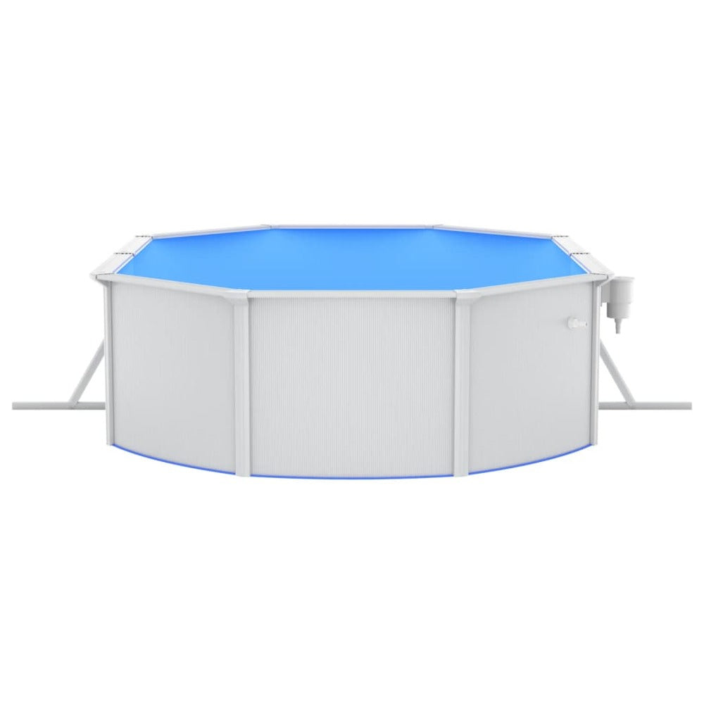 VIDAXL Piscine Avec Pompe Filtrante à Sable 490x360x120 Cm
