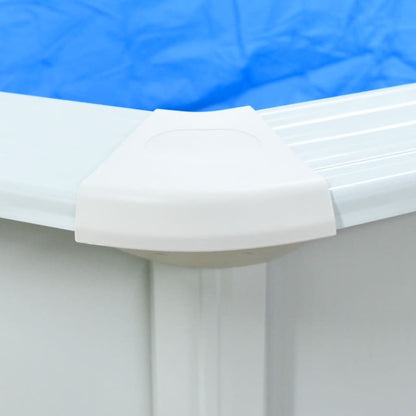 VIDAXL Piscine Avec Parois En Acier 360x120 Cm Blanc