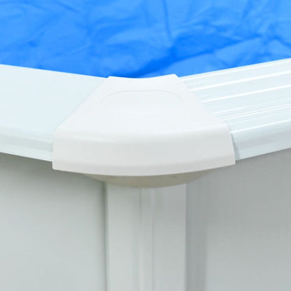 VIDAXL Piscine Avec Parois En Acier 300x120 Cm Blanc